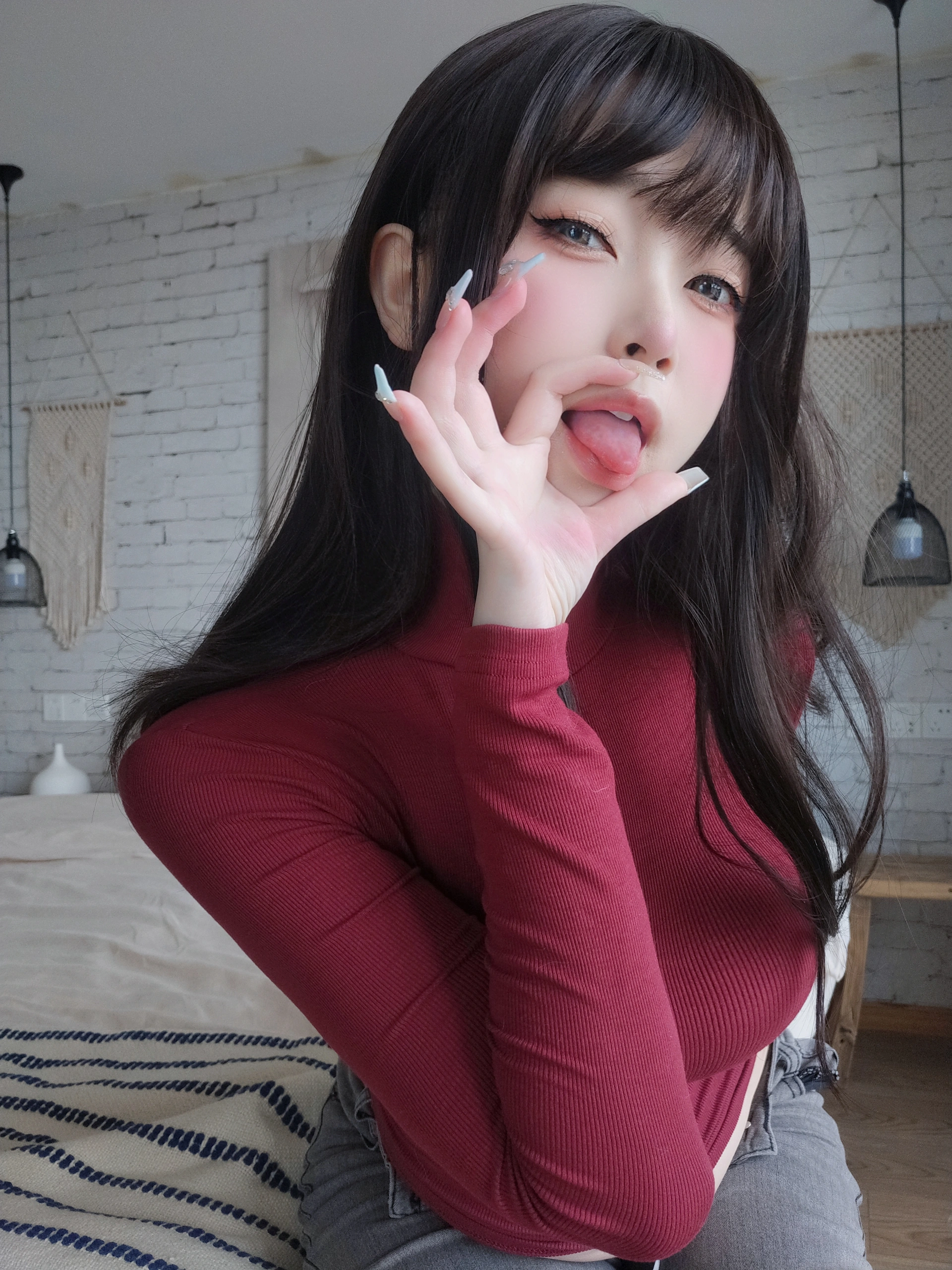 女主K - NO.05 红色毛衣的丰满妹妹 3